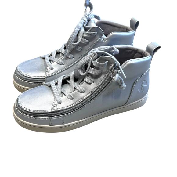 BILLY adaptive silvers sneaker lace mid top size 7 NWT - Picture 13 of 16